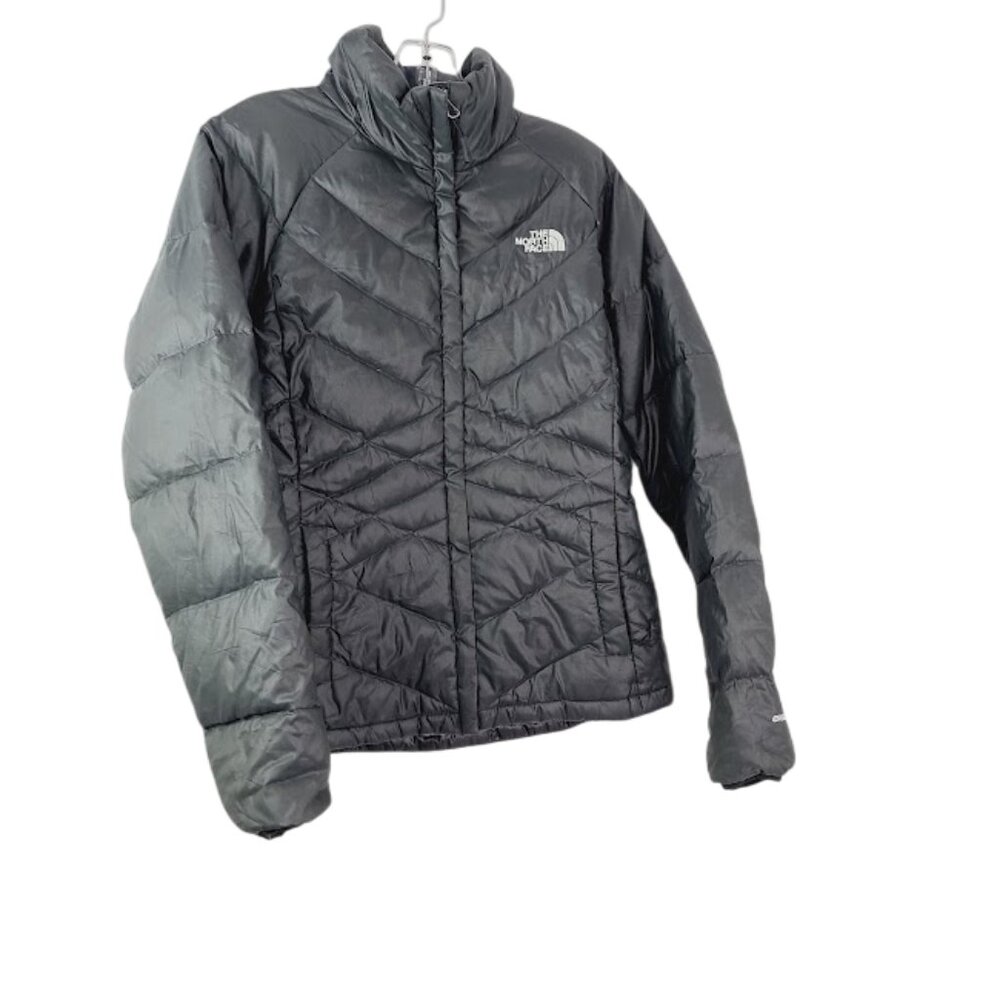 The North Face Women's Black Quilted Mock Neck Winter Puffer Jacket Size S